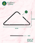 FORM 002 – Metal Coat Hanger (Set of 3)